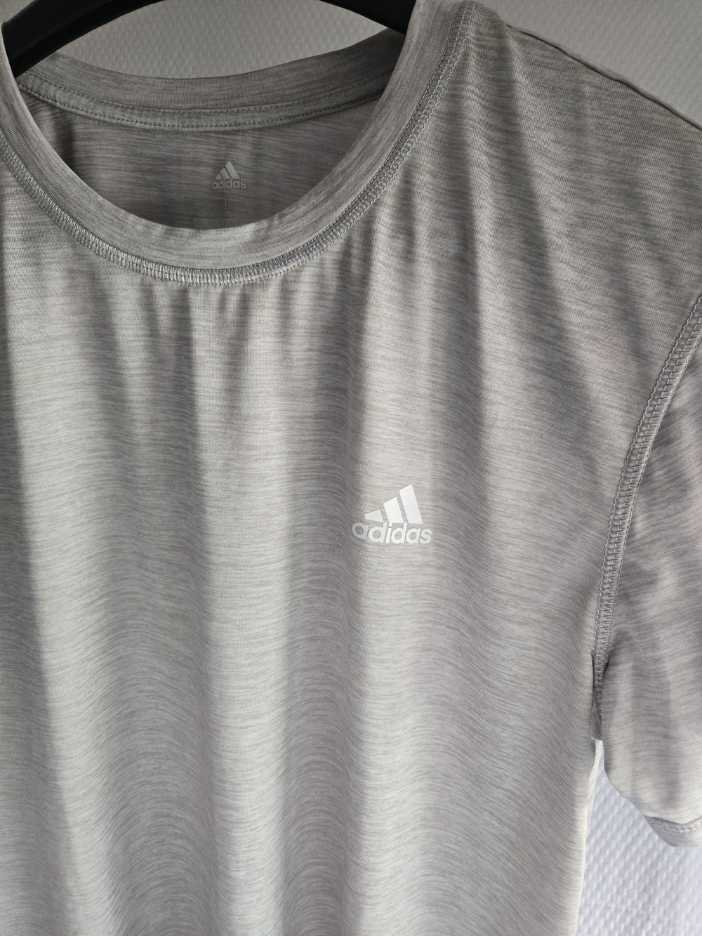 Adidas Men’s Light Gray Performance Tee